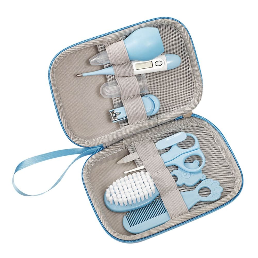 JC08 8-in-1 Baby Nail Clipper Kit Thermometer Nasal Aspirator Comb Brush Infant Baby Nail Care Set JC08 8-in-1 Baby Nail Clipper Kit Thermometer Nasal Aspirator Comb Brush Infant Baby Nail Care Set